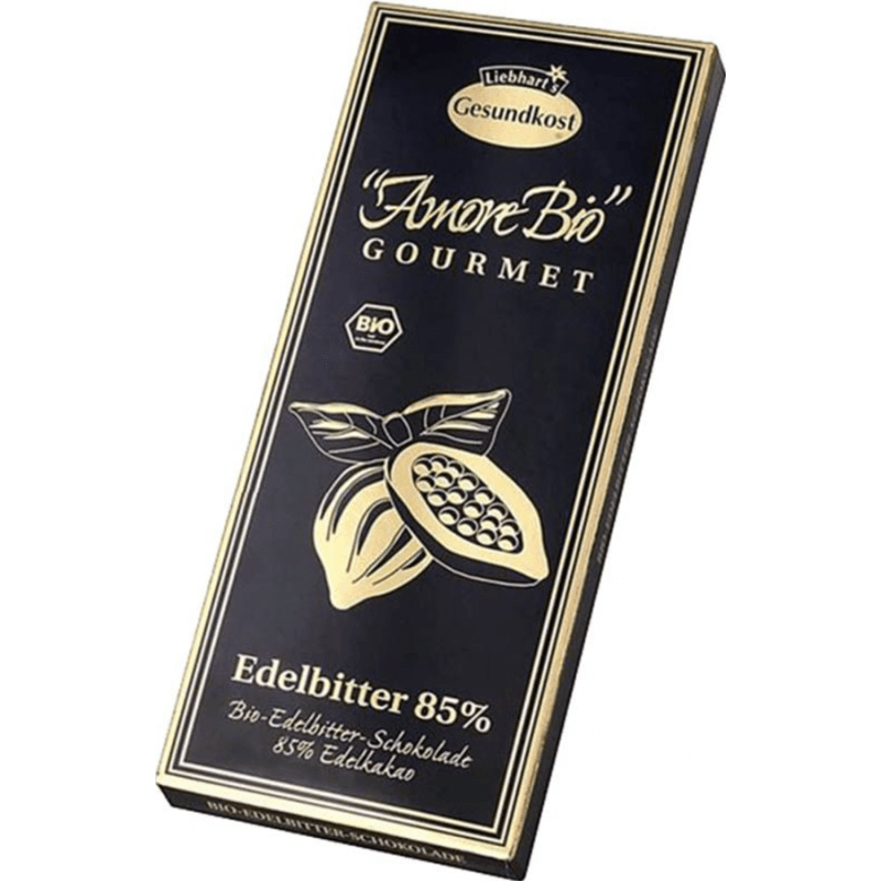 Liebhart's Bio-Edelbitter-Schokolade 85% Edelkakao (100g)