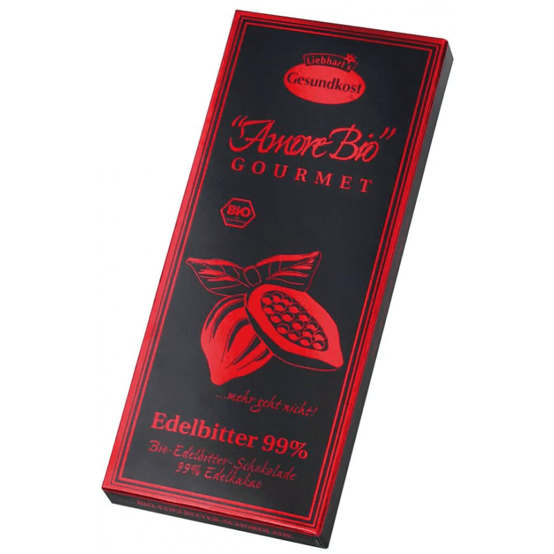 Liebhart's Bio-Edelbitter-Schokolade 99% Edelkakao (80g)