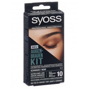 Syoss Kit sourcils noir (10ml)