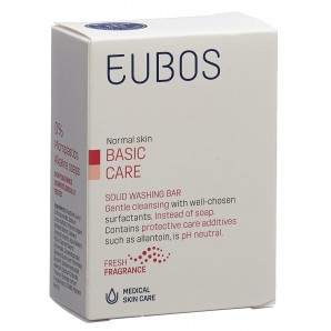 EUBOS Seife fest parfümiert rosa (125g)