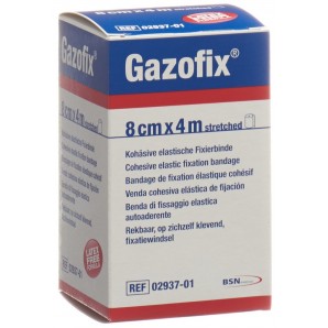 Gazofix kohäsive Fixierbinde 8cmx4m hautfarben latexfrei (1 Stk)