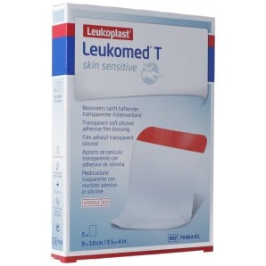 Leukomed T sensibile alla pelle 8x10cm (5 pz.)