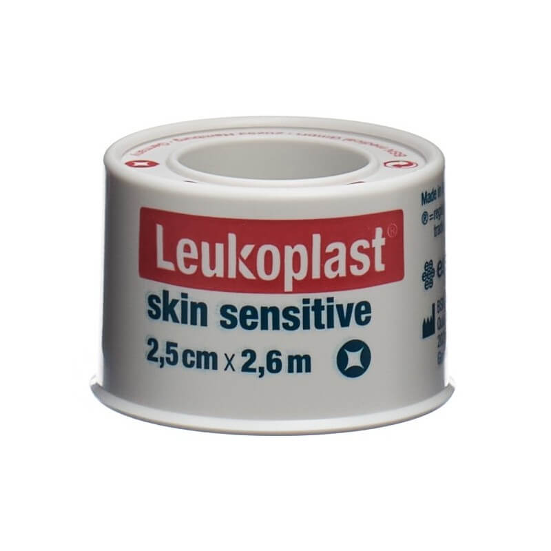 Leukoplast silicone sensibile alla pelle 2,5 cmx2,6 m in rotolo
