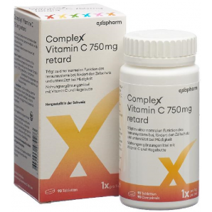 Complex Vitamin C retard Tabletten 750mg (90 Stk)