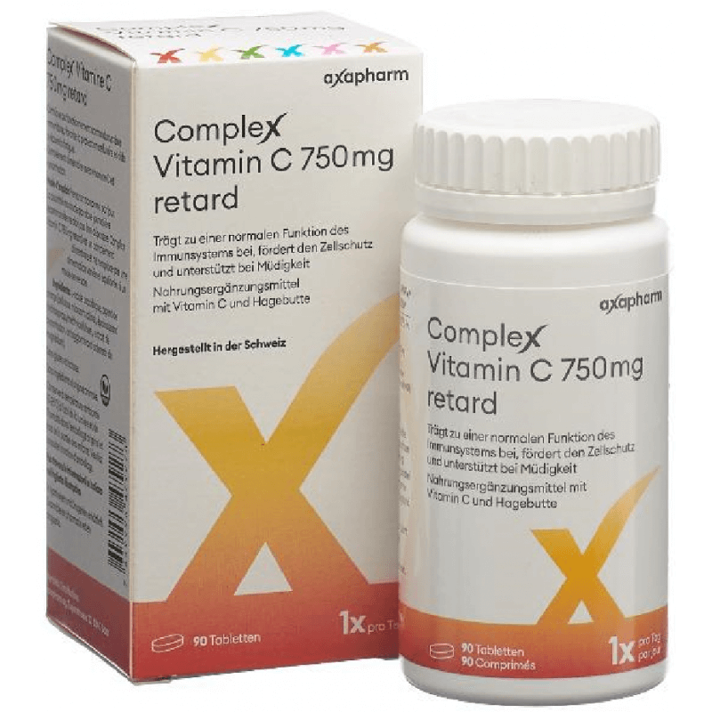 Complex Vitamin C retard Tabletten 750mg (90 Stk)