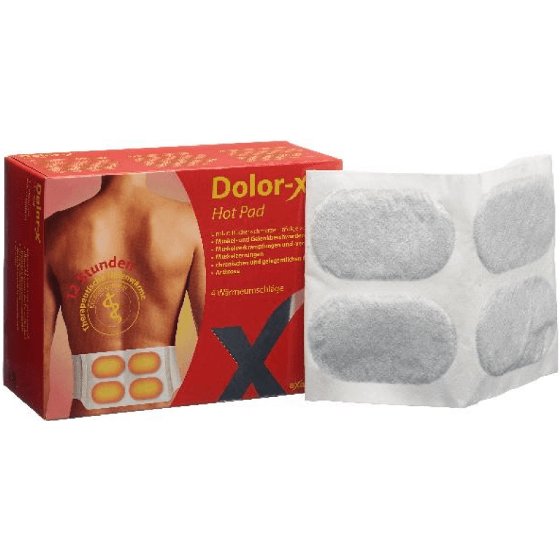 Dolor-X Fasce termiche Hot Pad (4 pezzi)