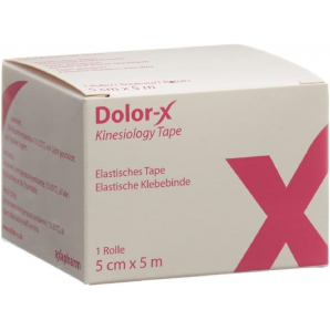 Dolor-X Kinesiology Tape 5cmx5m pink (1 Stk)