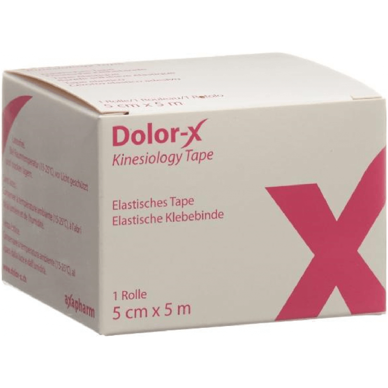Dolor-X Nastro kinesiologico 5cmx5m rosa (1 pz)