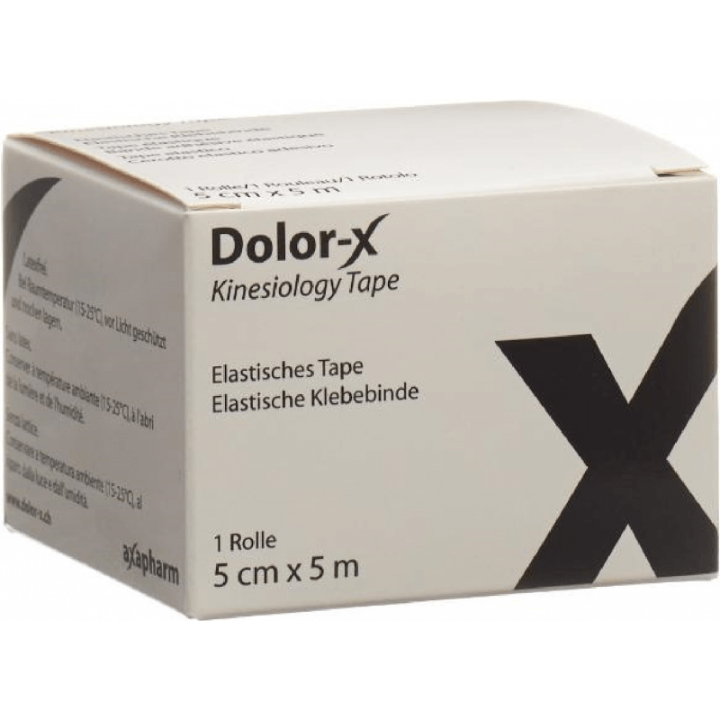 Dolor-X Kinesiology Tape 5cmx5m schwarz (1 Stk)