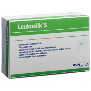 Leukosilk S Gesso adesivo 9,2mx1,25cm bianco (24 pz)