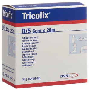 Tricofix Medicazione in provetta misura D/5 6cmx20m (1 pz)