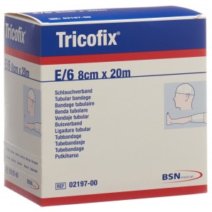 Tricofix Medicazione in provetta misura E/6 8cmx20m (1 pz)