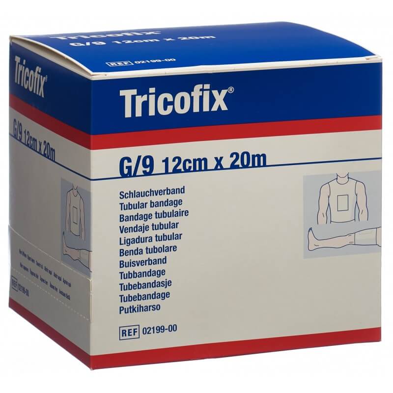 Tricofix Medicazione in provetta misura G/9 12cmx20m (1 pz)