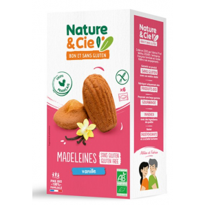 Nature & Cie Madeleine alla vaniglia senza glutine (6x25g)