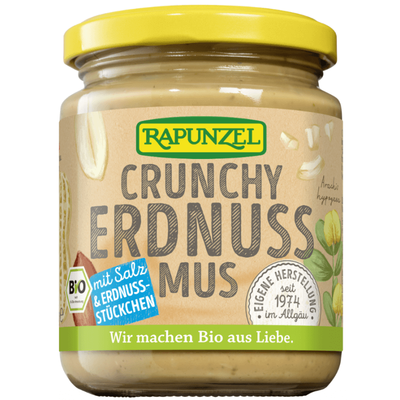 RAPUNZEL Erdnussmus Crunchy mit Salz (250g)