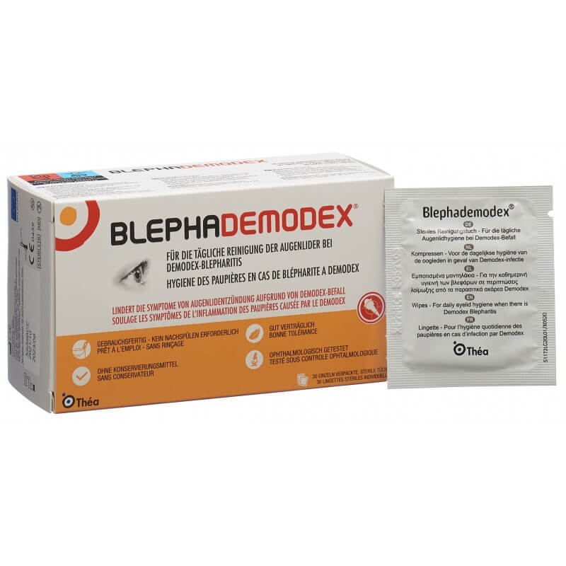BLEPHADEMODEX Salviette detergenti sterili confezionate
