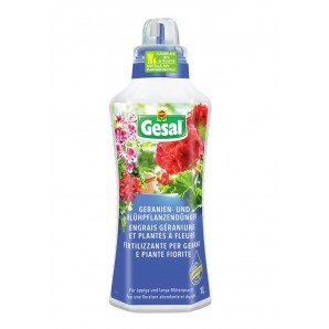 Gesal Concime per gerani e piante da fiore (1 litro)