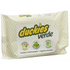 duckies verde feuchtes WC-Papier (30 Stk)