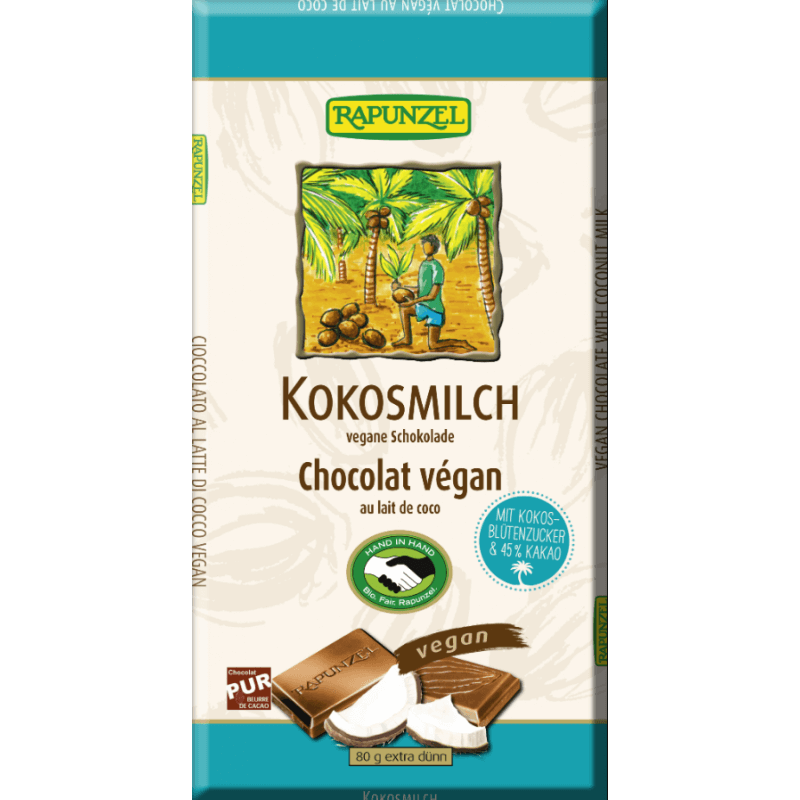 RAPUNZEL Kokosmilch vegane Schokolade (80g)