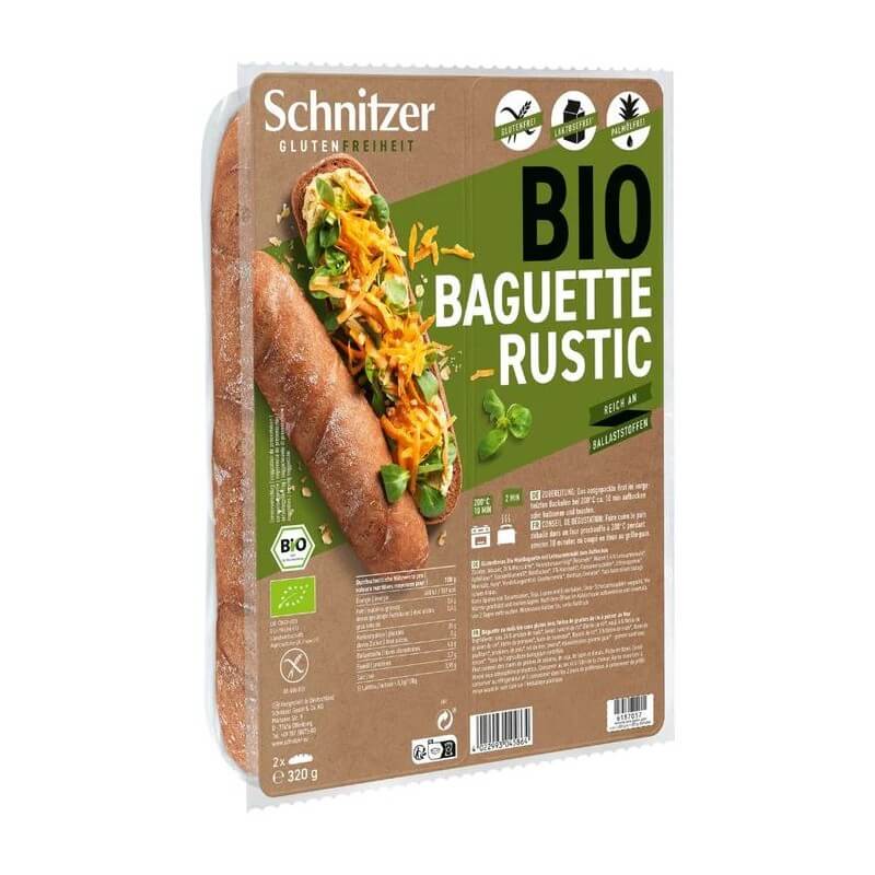 Schnitzer Bio Baguette rustic glutenfrei (320g)