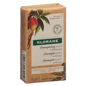KLORANE Festes Shampoo mit Mango Bio (80g)