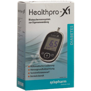 Healthpro-X1 Blutzuckermessgerät (1 Stk)