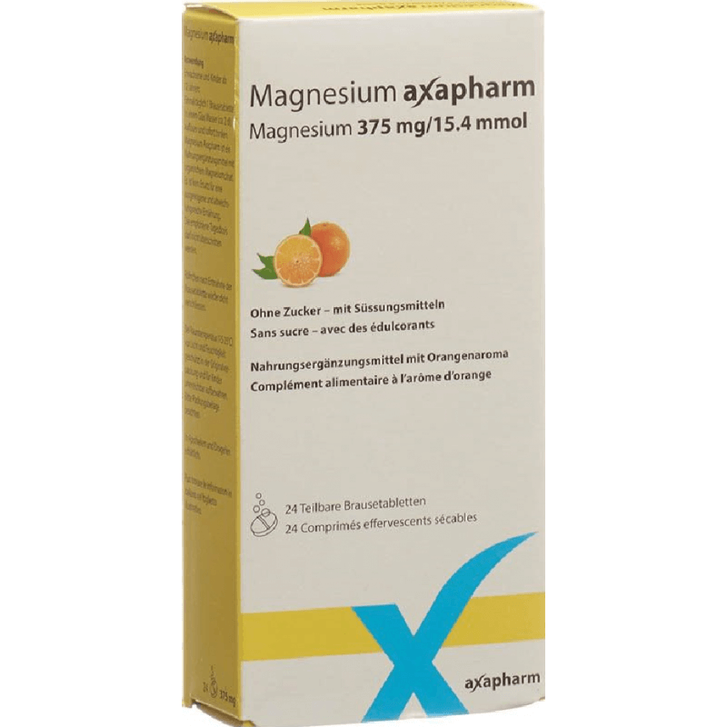 Axapharm Magnesium Brausetabletten 375 mg (24 Stk)