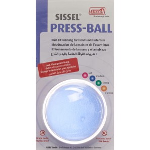 SISSEL Press Ball medium blau (1 Stk)