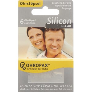 OHROPAX Silicon Clear Ohrstöpsel (6 Stk)