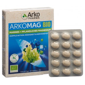 ARKOMAG Doppel Magnesium Tabletten Bio (30 Stk)