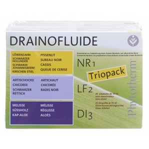 Drainofluide Trio NR 1 + LF 2 + DI 3 Trinkampullen (3x20 Stk)