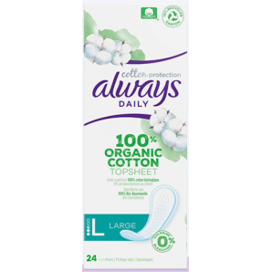 always Panty liners Cotton...