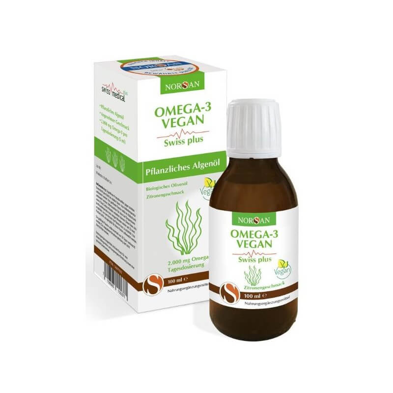 Norsan Omega-3 huile végétale d'algues (100 ml)