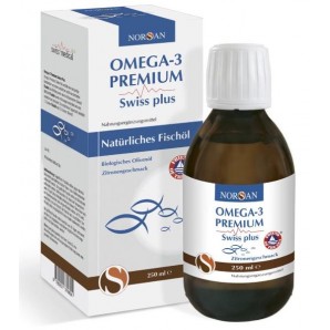 Norsan Omega-3 Premium Swiss plus huile (250 ml)