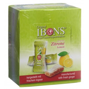 IBONS Ingwer Bonbon Zitrone Display (12x60g)