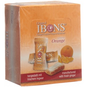 IBONS Ingwer Bonbon Orange Display (12x60g)