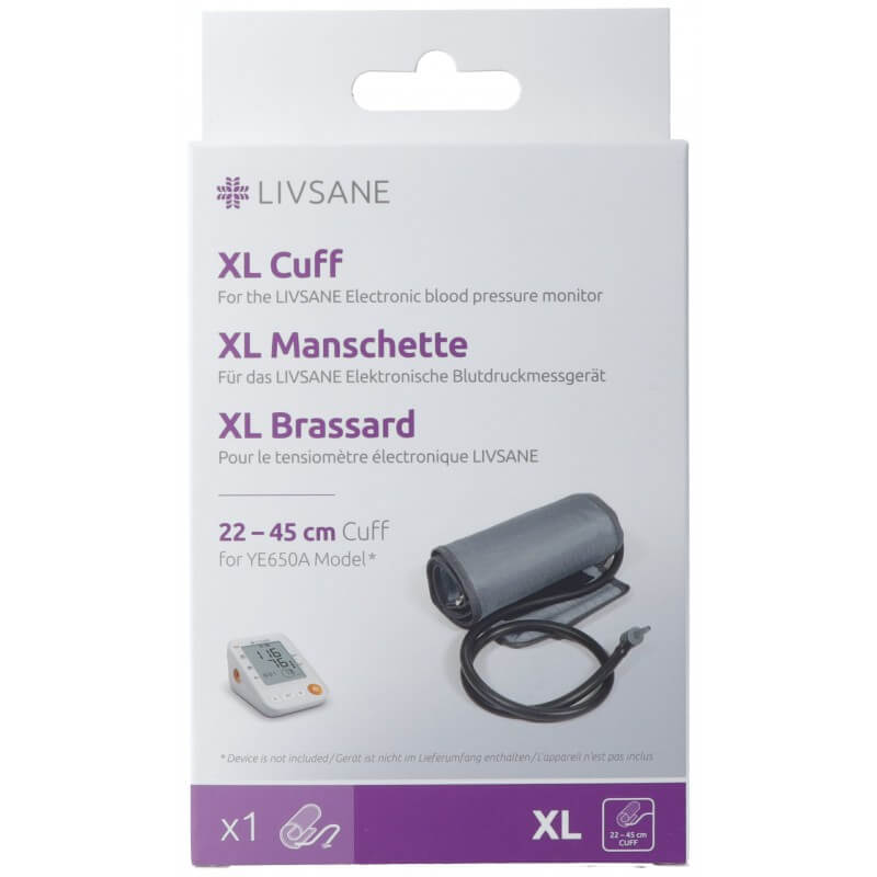 LIVSANE Manschette XL 22-45cm zum Blutdruckmessgerät YE650A (1 Stk)