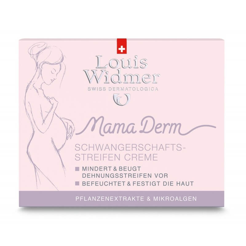 Louis Widmer MamaDerm Schwangerschaftsstreifen Creme Parfümiert (250ml)