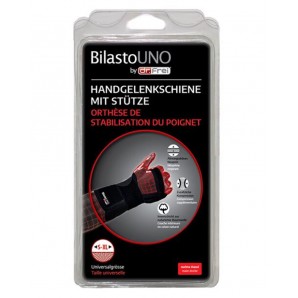 Bilasto Uno Handgelenkschiene links mit Stütze und Velcro S-XL (1 Stk)