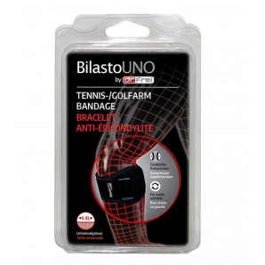 Bilasto Uno Tennis-Golfarm-Bandage mit Velcro S-XL (1 Stk)