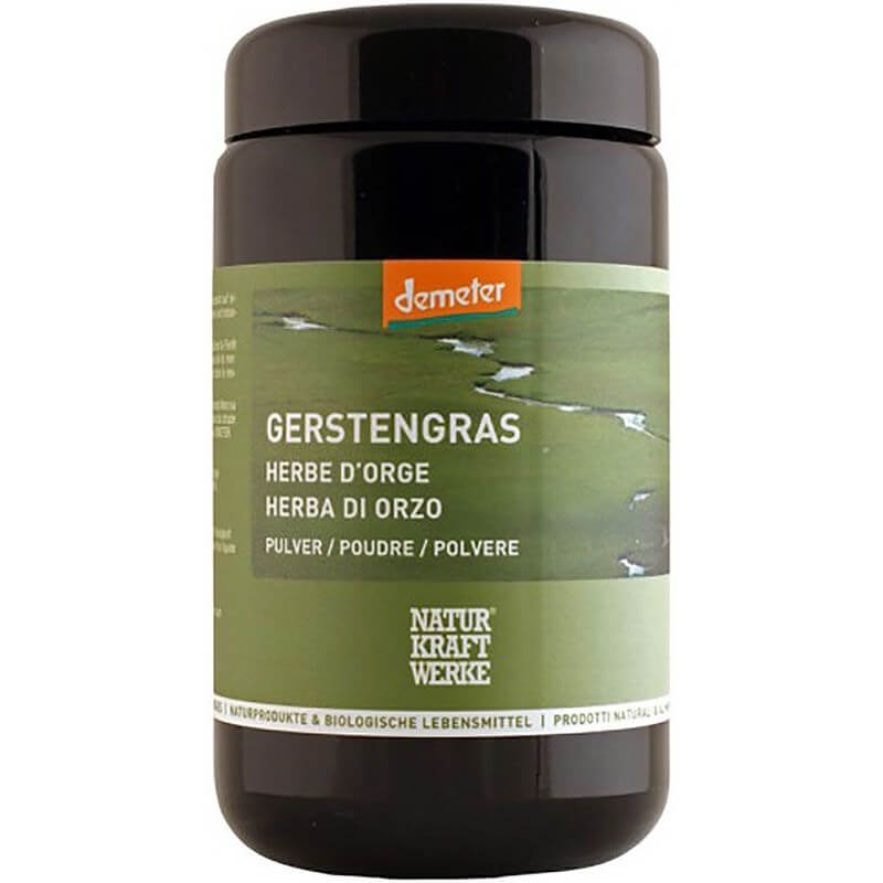 NATURKRAFTWERKE Gerstengras Pulver Demeter (130g)