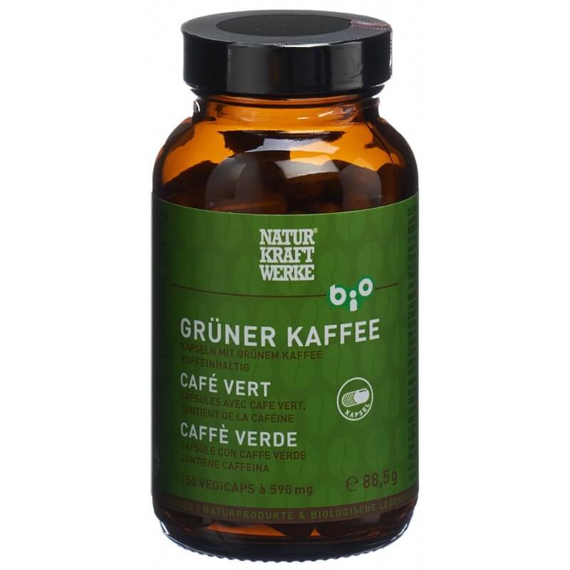 NATURKRAFTWERKE Grüner Kaffee Vegicaps Bio (150 Stk)