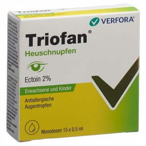 Triofan Hay fever antiallergic eye drops (15x0.5ml)