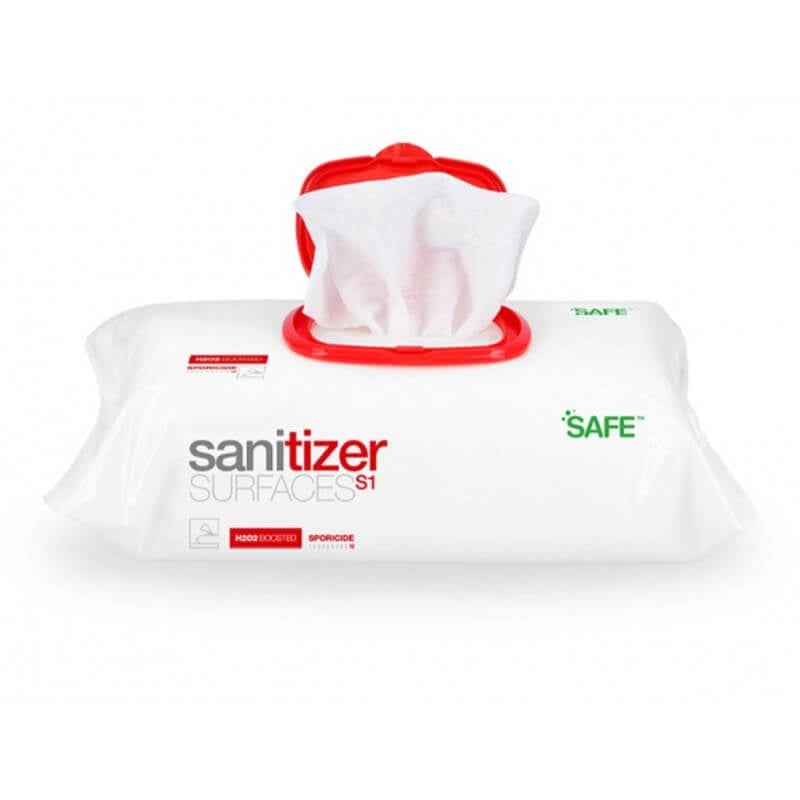 SANISWISS Sanitizer Surfaces S1 Wipes (100 Stk)