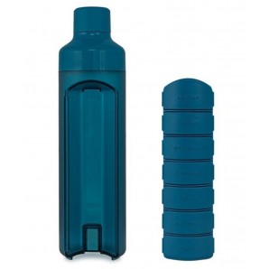 YOS Bottle Wochendispenser 375ml mit 7 Fächern blau (1 Stk)
