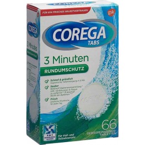 Corega 3Min Cleanser Tabs (66 Stk)