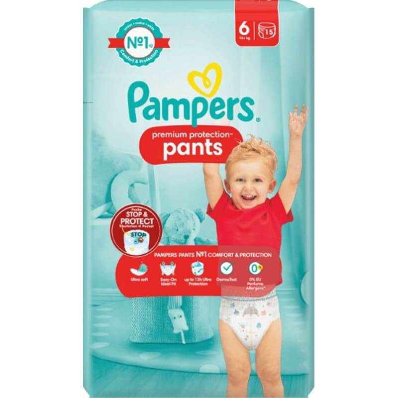 Pampers Couches Premium Protection Pants Extra Large taille 7