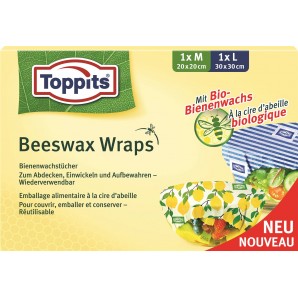 Toppits Beeswax wipes (2 pcs)