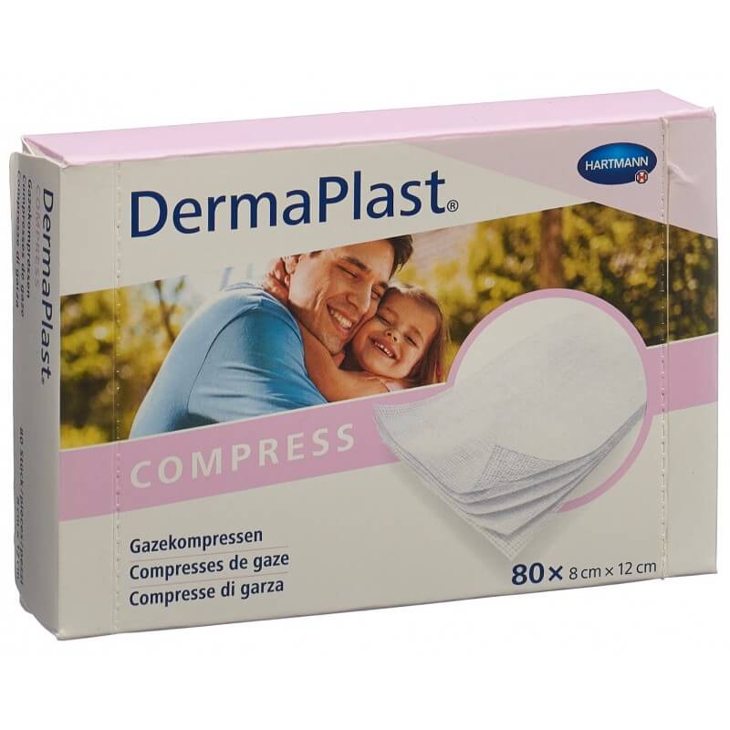 DermaPlast Compress 8x12cm (80 Stk)