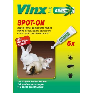 Vinx Bio Spot On Tropfen mit Neem Nager (5x1ml)